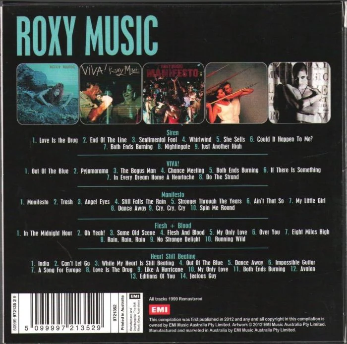 Roxy Music - 5 Album Set (Siren/Viva!/Manifesto/Flesh + Blood/Heart Still Beating) (5CD) - CD - New - Image 2