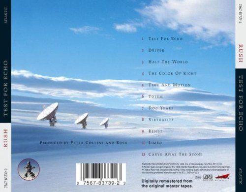 Rush - Test For Echo - CD - New - Image 2