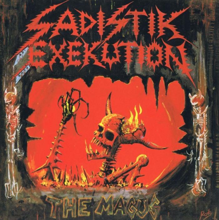 Sadistik Exekution - Magus, The (2024 Red/Black Marble vinyl gatefold reissue) - Vinyl - New - Image 2