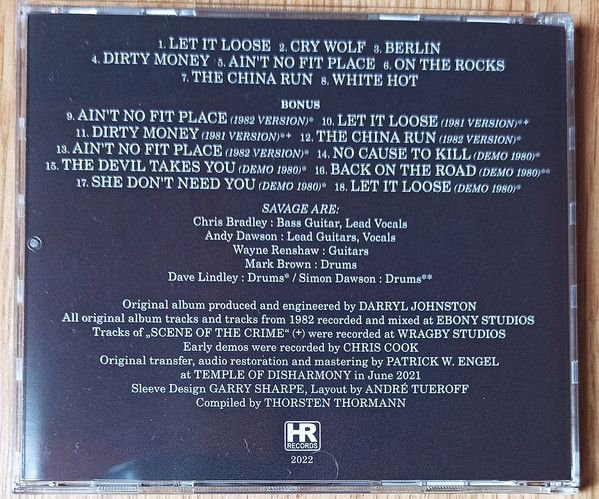 Savage - Loose N Lethal (2025 Reissue w. Slipcase) - CD - New - Image 2