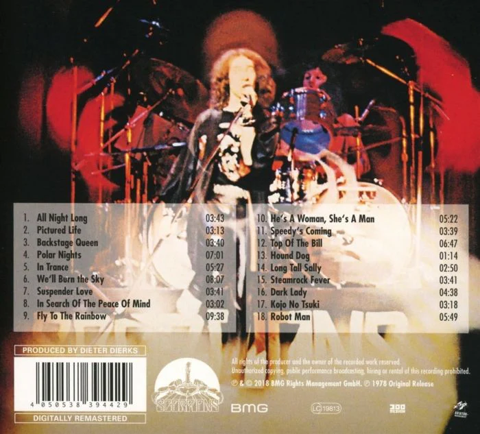 Scorpions - Tokyo Tapes (2018 remastered digipak reissue) - CD - New - Image 2
