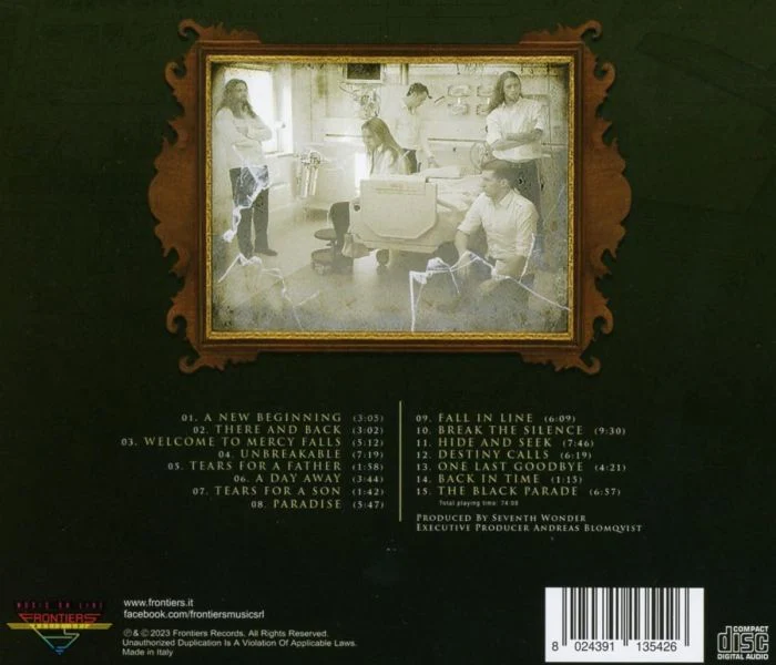 Seventh Wonder - Mercy Falls (2023 reissue) - CD - New - Image 2