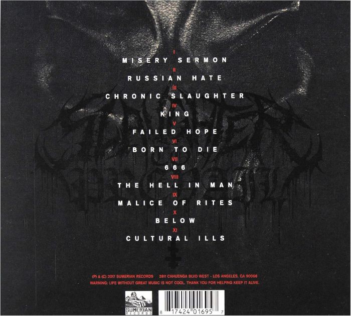 Slaughter To Prevail - Misery Sermon - CD - New - Image 2
