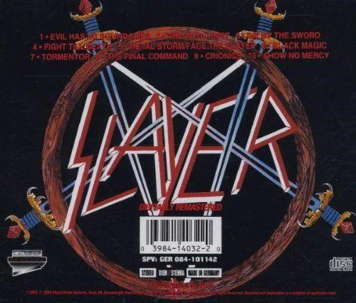 Slayer - Show No Mercy (2021 jewel case reissue) (Euro.) - CD - New - Image 2