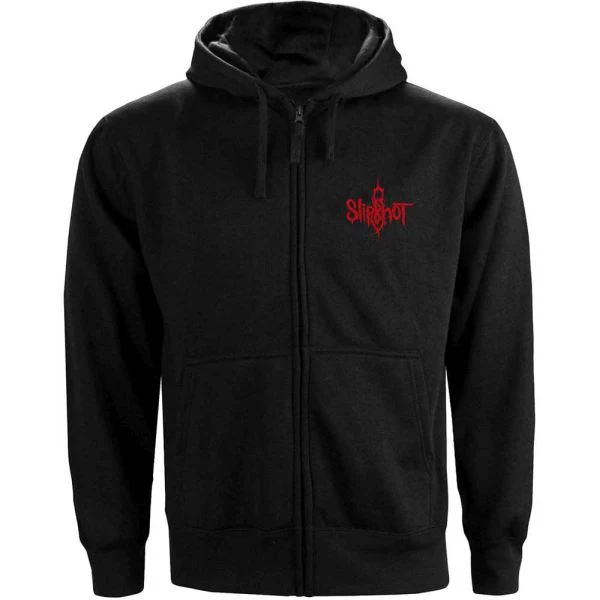 Slipknot - Zip Black Hoodie (9 Point Star) - 100% Official Merchandise - Image 2