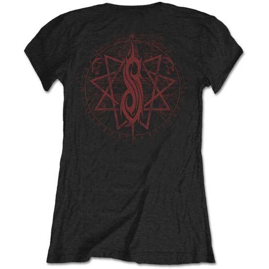 Slipknot - Evil Witch Womens Fitted Black Shirt - 100% Official Merchandise - Image 2