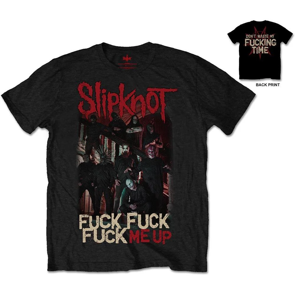 Slipknot - Fuck Me Up Black Shirt - 100% Official Merchandise - Image 2