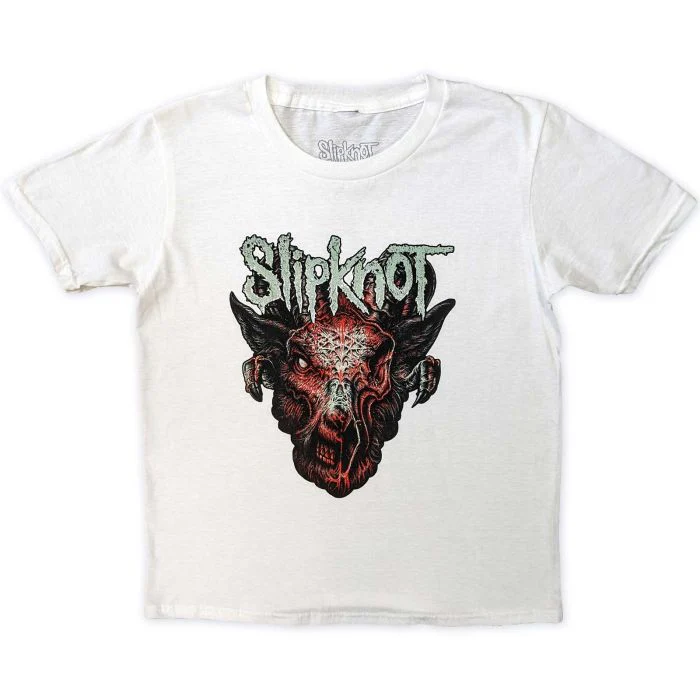 Slipknot - Infected Goat Toddler and Youth White Shirt - 100% Official Merchandise - Image 2