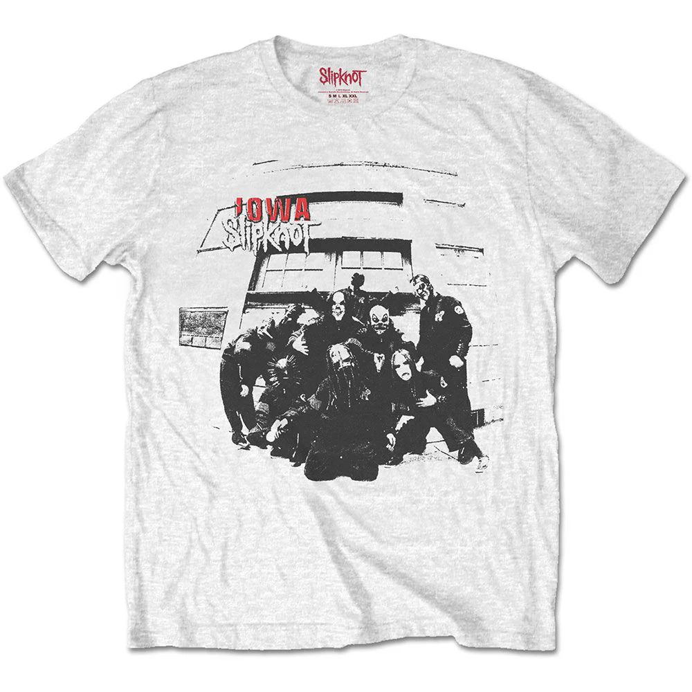 Slipknot - Iowa Band & Tracklist White Shirt - 100% Official Merchandise - Image 2