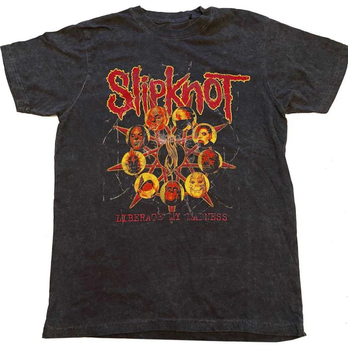 Slipknot - Liberate Toddler and Youth Dye Wash Black Shirt - 100% Official Merchandise - Image 2