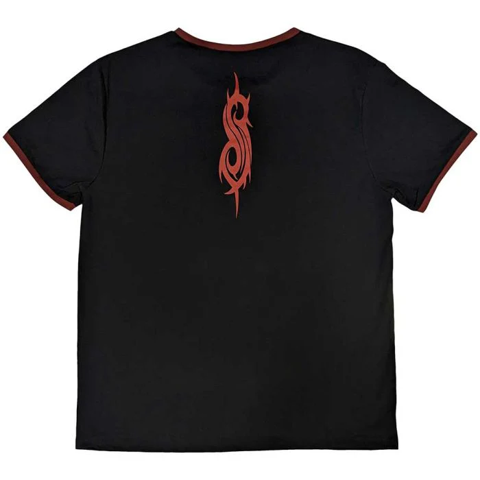 Slipknot - Logo and S Black Ringer Shirt - 100% Official Merchandise - Image 3