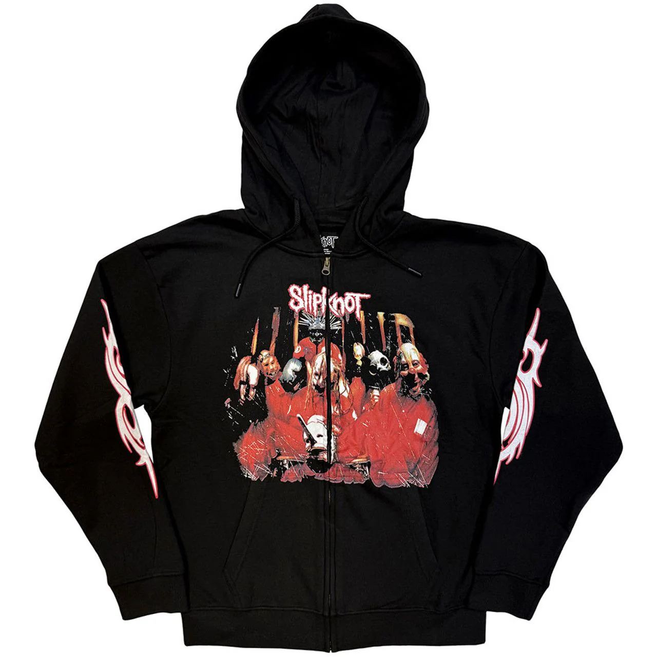 Slipknot - Zip Black Hoodie (1st Album and Barcode) - 100% Official Merchandise - Image 2