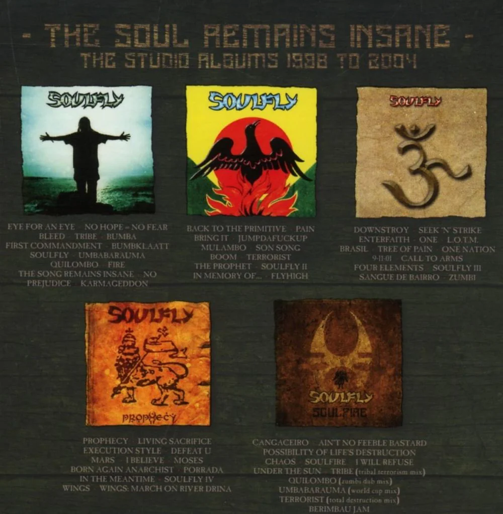 Soulfly - Soul Remains Insane, The (Soulfly/Primitive/3/Prophecy/Soulfire) (5CD Box Set) - CD - New - Image 2