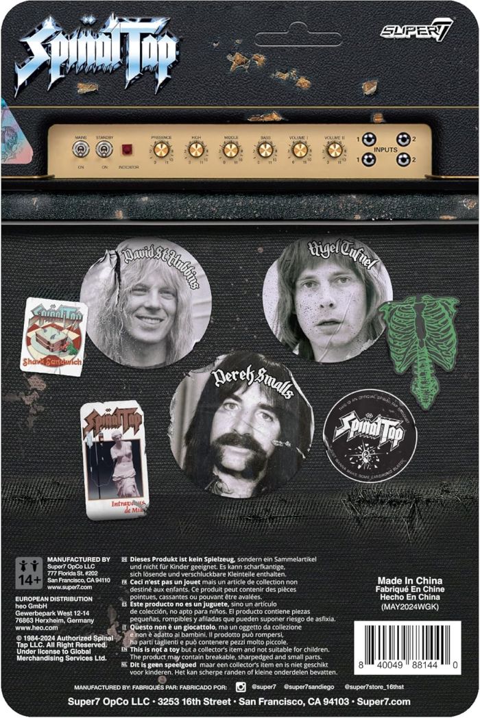 Spinal Tap - Derek Smalls 3.75 inch Super7 ReAction Figure - Image 3