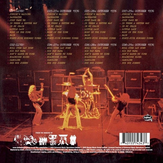 Status Quo - Live! (2025 Deluxe Ed. 8CD Box Set reissue) - CD - New - Image 2
