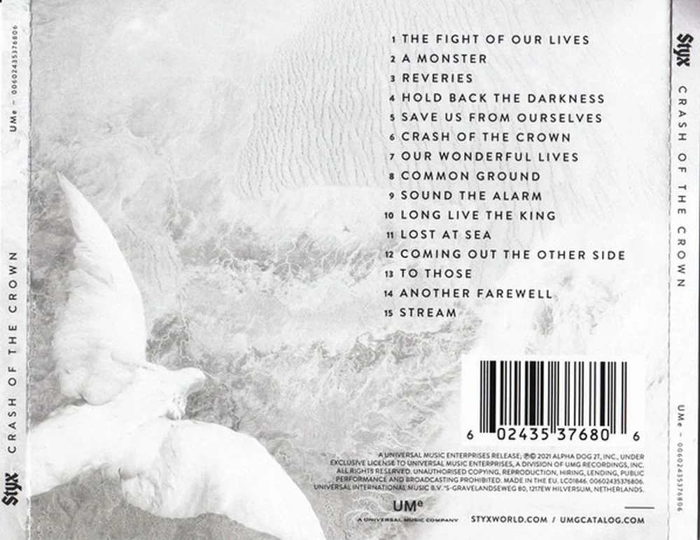 Styx - Crash Of The Crown - CD - New - Image 2
