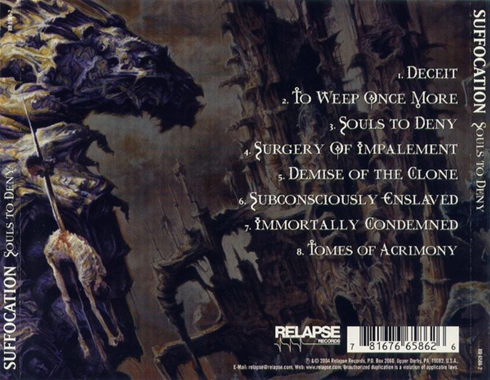 Suffocation - Souls To Deny - CD - New - Image 2
