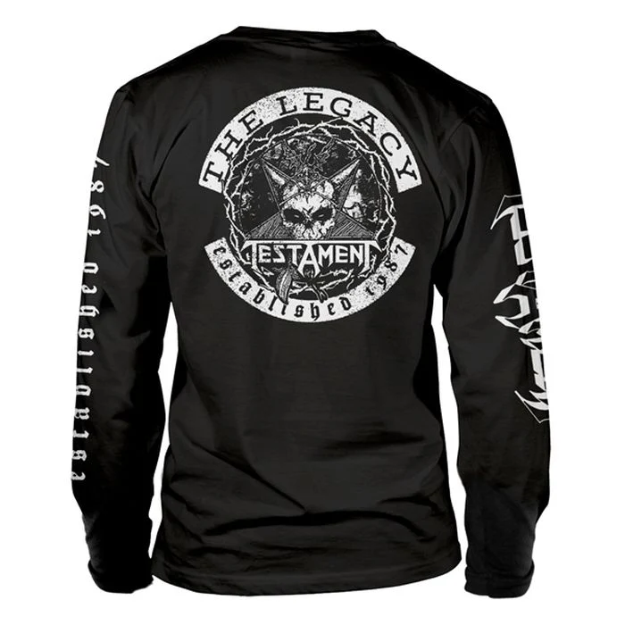 Testament - The Legacy Black Long Sleeve Shirt - 100% Official Merchandise - Image 2