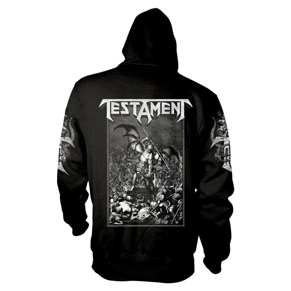 Testament - Zip Black Hoodie (Hell) - 100% Official Merchandise - Image 2