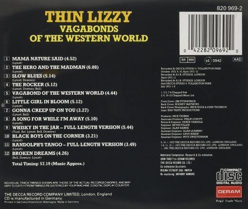 Thin Lizzy - Vagabonds Of The Western World - CD - New - Image 2