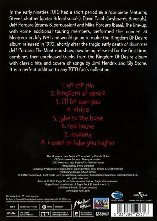 Toto - Live At Montreux 1991 (R0) - DVD - Music - Image 2