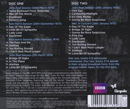 Trower, Robin - At The BBC 1973-1975 (2CD) - CD - New - Image 2