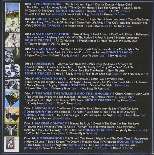 UFO - Complete Studio Albums 1974-1986, The (Phenomenon/Force It/No Heavy Petting/Lights Out/Obsession/No Place To Run/The Wild The Willing And The Innocent/Mechanix/Making Contact/Misdemeanor LP Replicas All With Bonus Tracks (10CD) - CD - New - Image 2