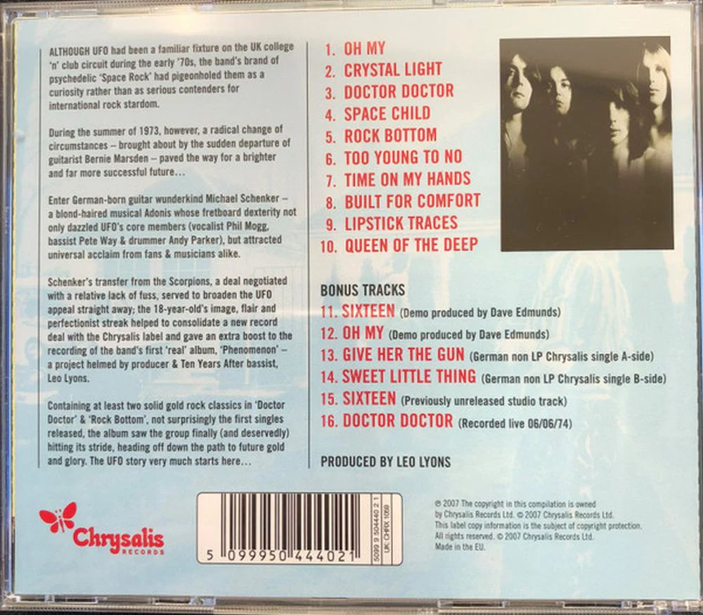 UFO - Phenomenon (2007 remastered reissue with 6 bonus tracks) - CD - New - Image 2