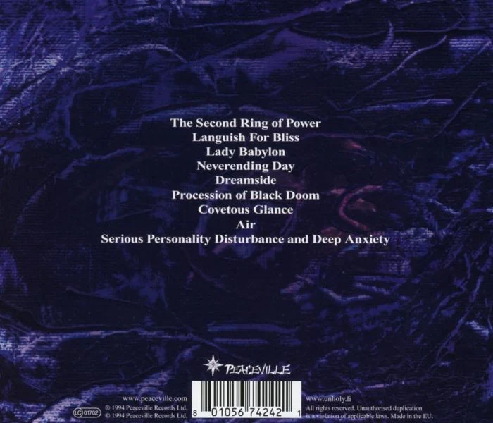 Unholy - Second Ring Of Power, The (2023 reissue) - CD - New - Image 2