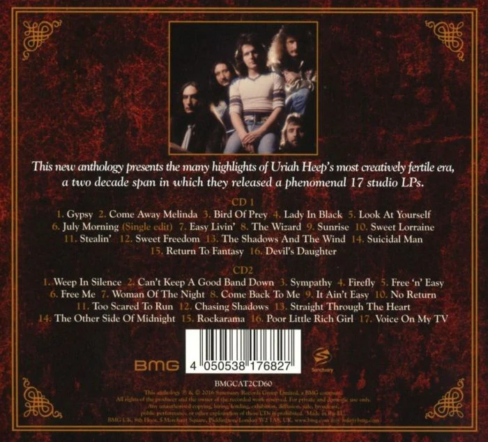 Uriah Heep - Your Turn To Remember: The Definitive Anthology 1970-1990 (2CD) - CD - New - Image 2