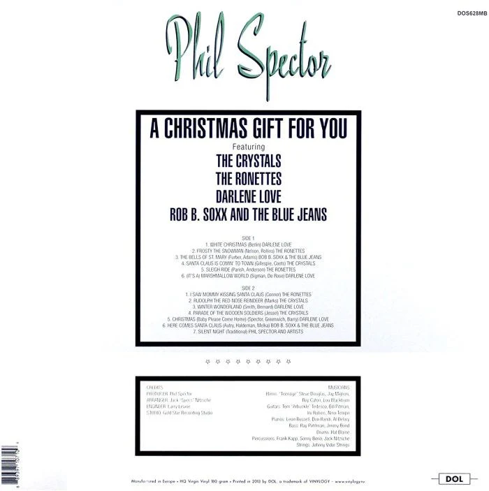 Various Artists - Phil Spector Christmas Album, The (Ltd. Ed. 2023 180g Gold vinyl reissue) - Vinyl - New - Image 2