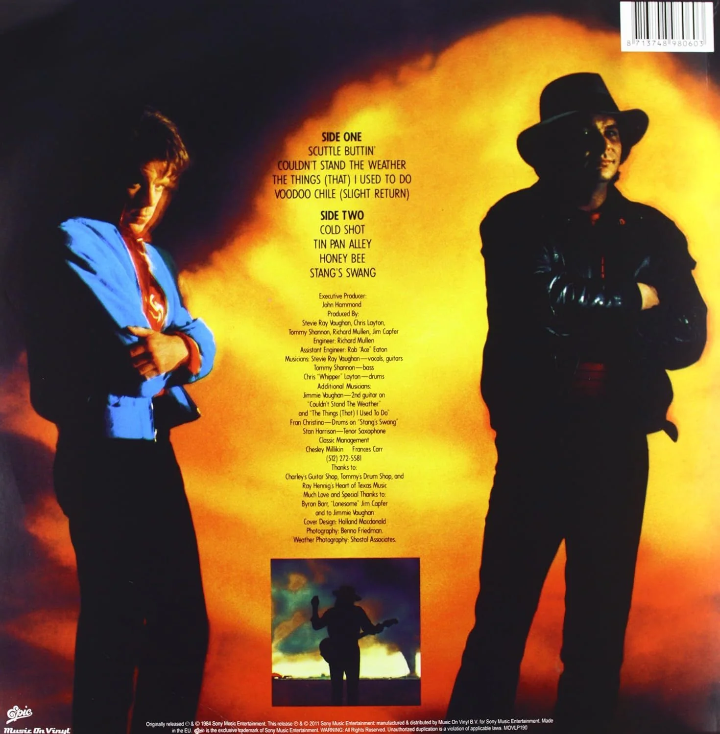 Vaughan, Stevie Ray - Couldn't Stand The Weather (2011 180g 2LP Expanded Ed. reissue with 11 bonus tracks) - Vinyl - New - Image 2