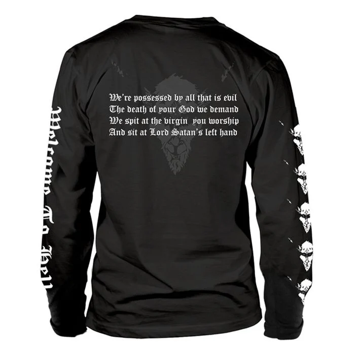 Venom - Welcome To Hell Black Long Sleeve Shirt - 100% Official Merchandise - Image 2