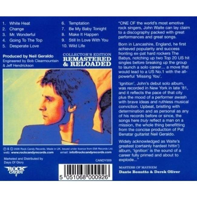 Waite, John - Ignition (Rock Candy rem.) - CD - New - Image 2