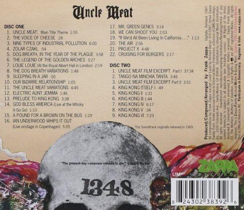 Zappa, Frank - Uncle Meat (2CD) - CD - New - Image 2