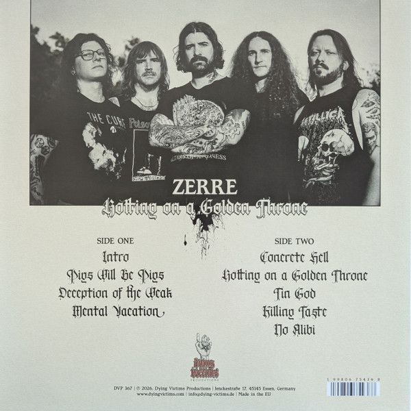 Zerre - Rotting On A Golden Throne - Vinyl - New - Image 2